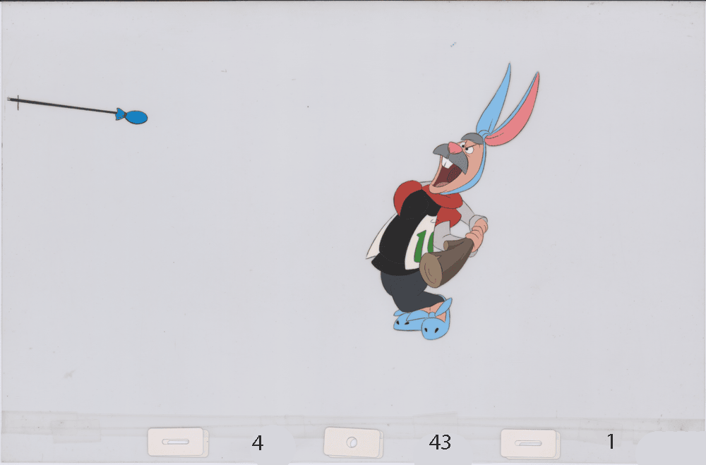 Art Cel Wesley the Rabbit (Sequence 4-41 and 4-43)