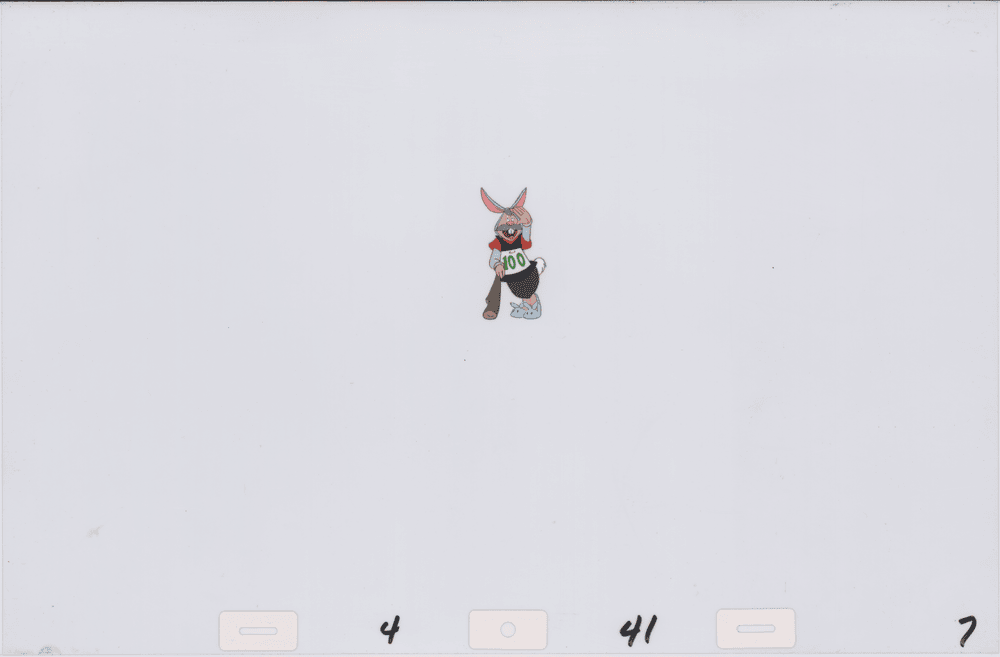 Art Cel Wesley the Rabbit (Sequence 4-41 and 4-43)