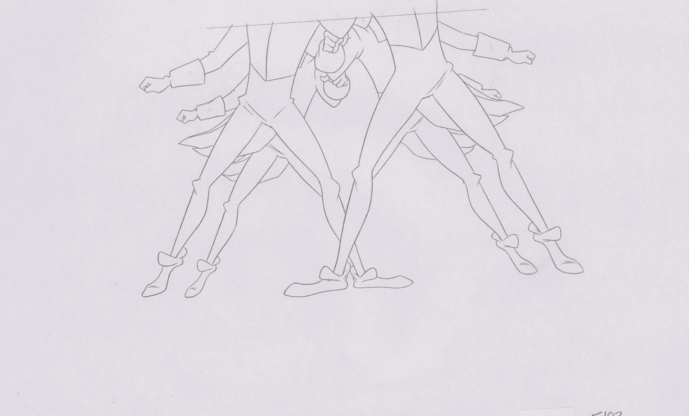 Pencil Art Princess and Footmen (Sequence 16-2)