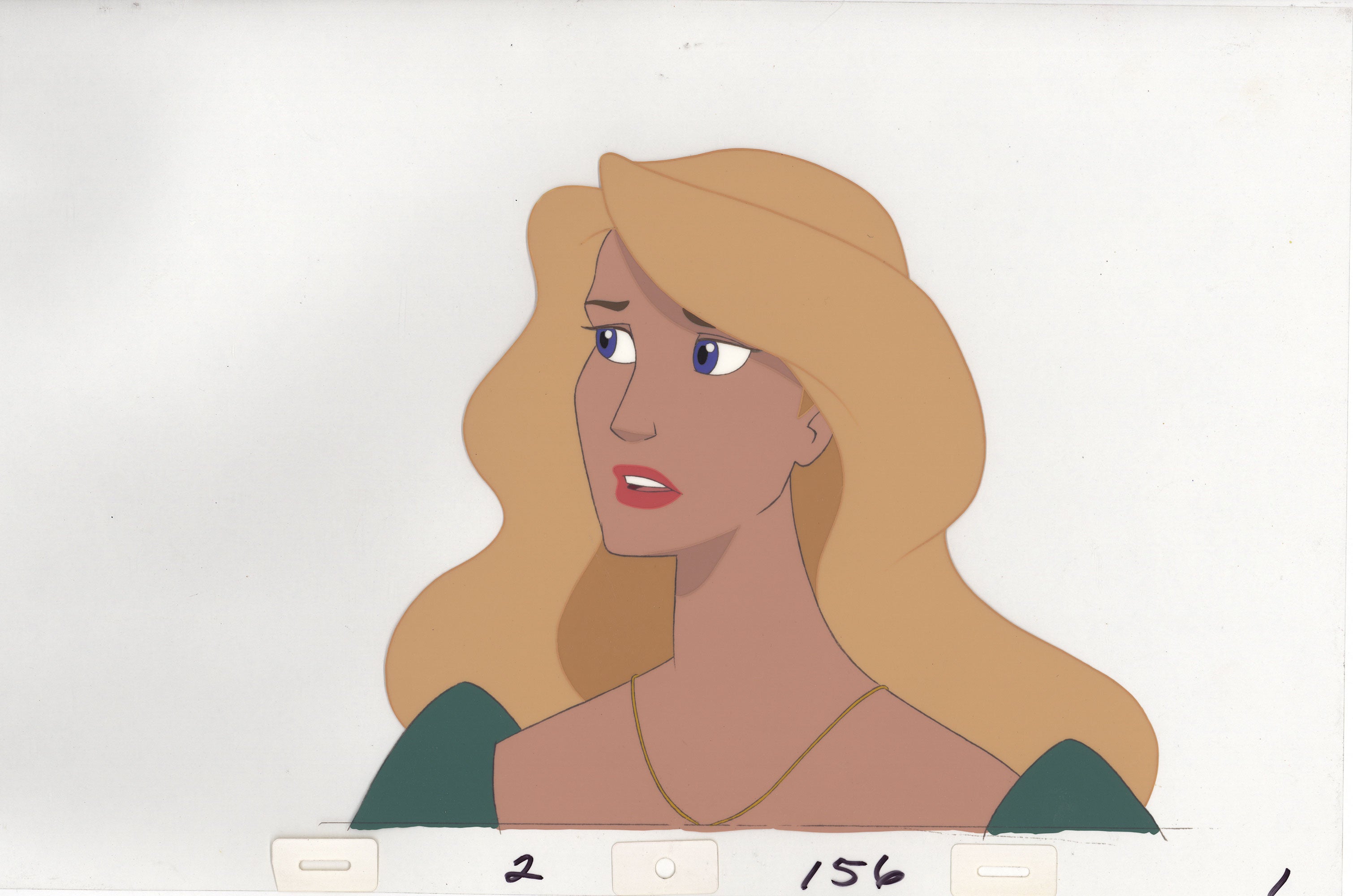 Original Hand-Painted Animated Art Art Cel <b>Odette</b> (Sequence 2-156). 