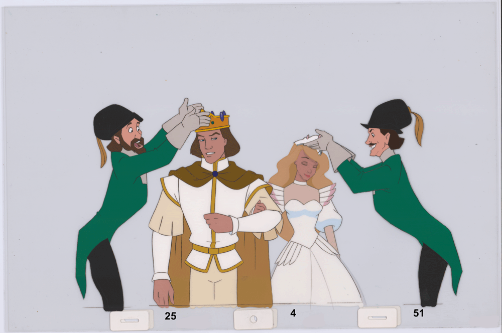 Swan Princess Celluloid Original Hand-Painted Animated Art Cel