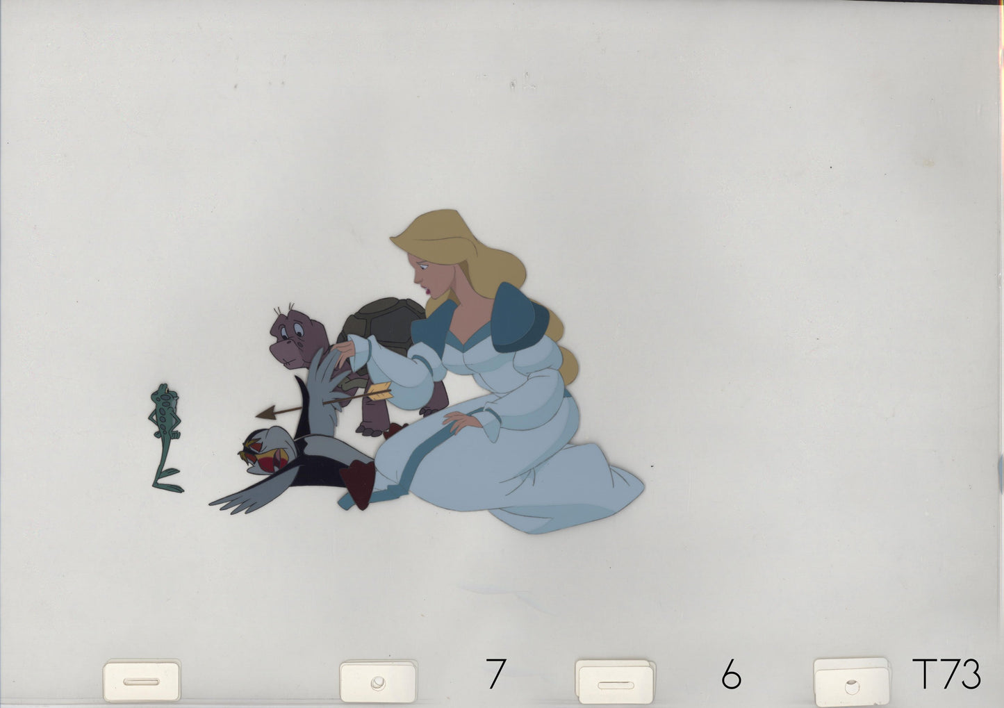 Swan Princess Celluloid Original Hand-Painted Animated Art Cel