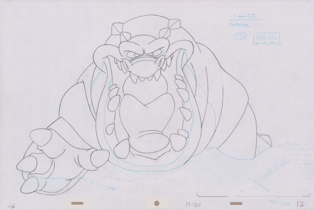 Pencil Art Gator (Sequence 19-20)