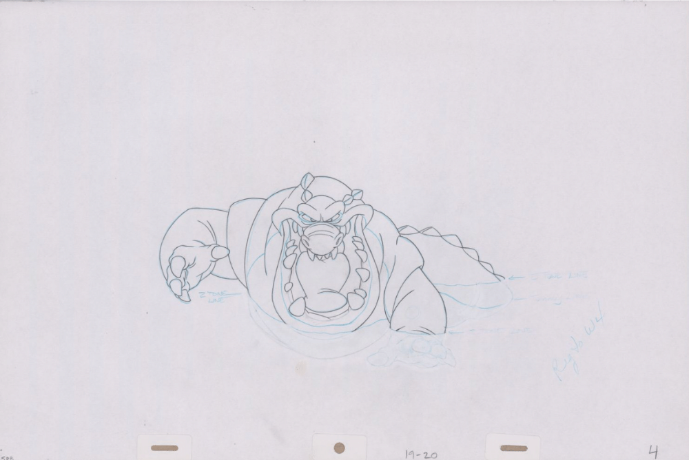 Pencil Art Gator (Sequence 19-20)